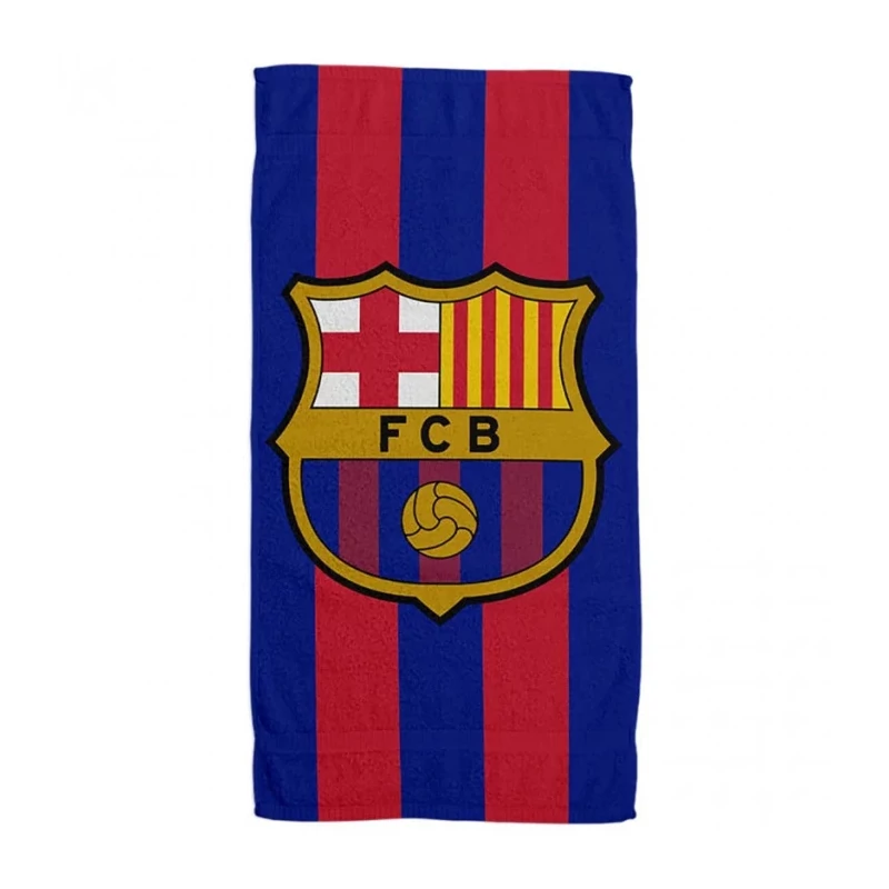 A Barça klasszikus címeres törölközője